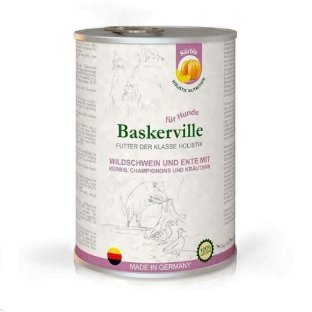 Baskerville Holistic Wildschwein und Ente Mit Kurbis для собак качка та кабан 800 г