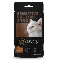 Лакомство для котов с чувствительным пищеварением Savory Cats Snacks Pillows Sensitive 60 г (21328) Лакомство для котов с чувствительным пищеварением Savory Cats Snacks Pillows Sensitive 60 г (21328)