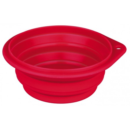 Миска Trixie Travel Bowl для собак дорожня, силікон, 0.25 л (25010)