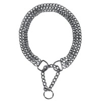 Ошейник Trixie Semi-Choke Chain для собак трехрядный хромированный, 65 см (2269)