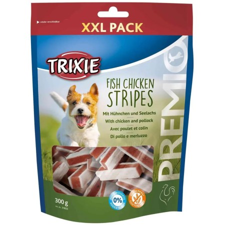 Ласощі для собак Trixie Premio Chicken and Pollock Stripes XXL Pack з куркою та рибою 300 г (31803)