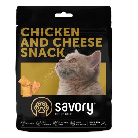 Лакомство для привередливых котов Savory Snack Chicken and Cheese 180 г (21311)