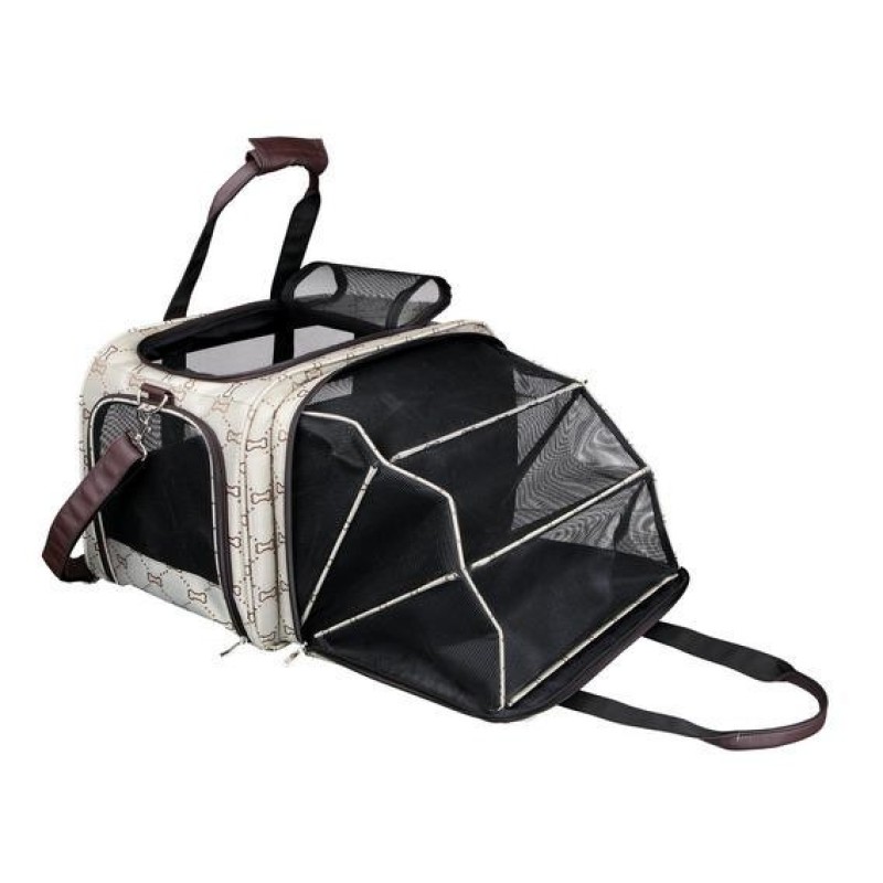 Сумка-переноска Trixie Maxima Carrier 33x32х54 см бежево-коричневая (28903) Сумка-переноска Trixie Maxima Carrier 33x32х54 см бежево-коричневая (28903)