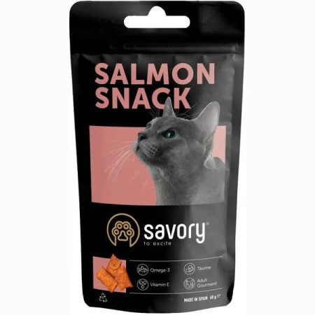 Ласощі для котів Savory Snack Salmon з лососем, 60 г (31454)