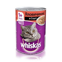 Whiskas кусочки говядины в соусе 400 г