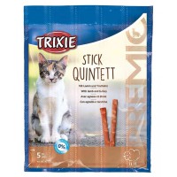 Лакомство Trixie Premio Stick Quintett для кошек с ягненком и индейкой, 5 шт