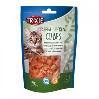 Ласощі Trixie Premio Cheese Chicken Cubes для кішок з куркою та сиром, 50 г