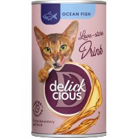 Delickcious (Делішес) напій Ocean Fish для кішок з океанічною рибою 140 гр