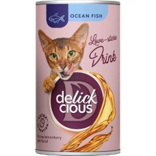 Delickcious (Делишес) напиток Ocean Fish для кошек c океанической рыбой 140 гр