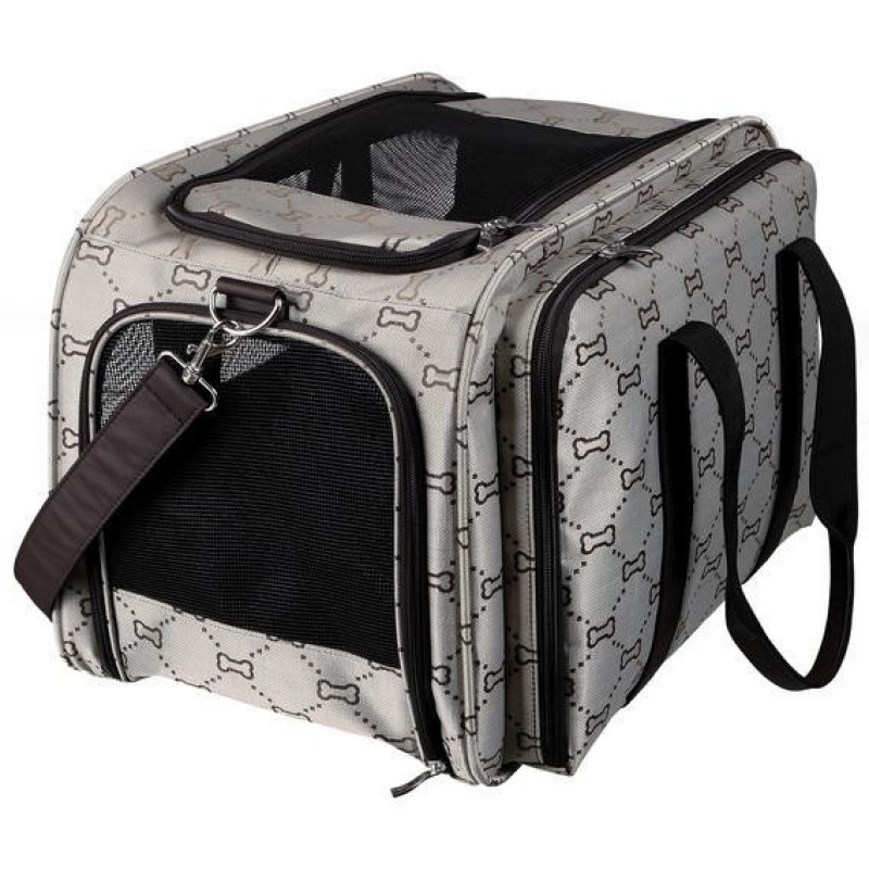 Сумка-переноска Trixie Maxima Carrier 33x32х54 см бежево-коричневая (28903) Сумка-переноска Trixie Maxima Carrier 33x32х54 см бежево-коричневая (28903)