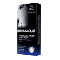 Таблетки Unicum Premium Празимакс Плюс против гельминтов для собак (24 шт)