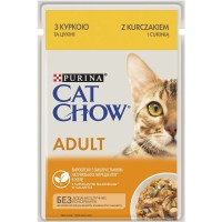 Влажный корм для кошек Cat Chow Adult с курицей и цуккини 26х85 г