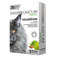 Ошейник Unicum Organic от блох и клещей для котов 35 см