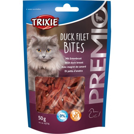 Ласощі Trixie Premio Duck Filet Bites для котів з качкою, 50 г