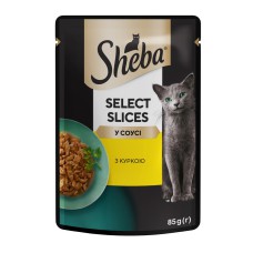 Sheba Slices для кішок з куркою в соусі 28х85 г