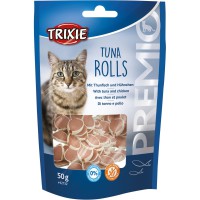 Ласощі Trixie Premio Tuna Rolls для кішок з куркою та тунцем, 50 г