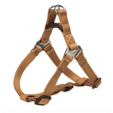 Шлея-петля Trixie Premium One Touch Harness для собак нейлоновая, 40-50 см карамель