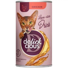 Delickcious (Делишес) напиток Chicken для кошек c курицей 140 гр