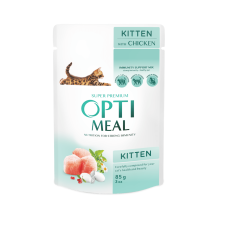 Optimeal Kitten Chicken с курицей для котят 85 г