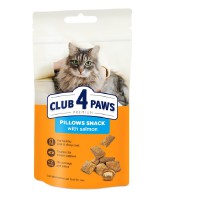 Клуб 4 Лапи Premium Подушечки зі смаком лосося для котів 60 г