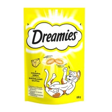 Лакомство Dreamies подушечки с сыром для кошек 60 г