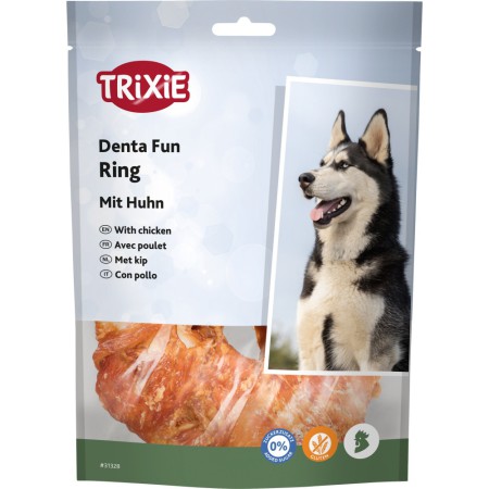 Ласощі Trixie Chewing Ring with Chicken для жувальних собак з куркою, 10 см