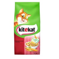 Kitekat для кішок з яловичиною та овочами 12 кг