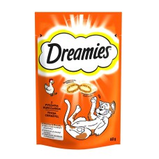 Ласощі Dreamies подушечки з куркою для котів 60 г