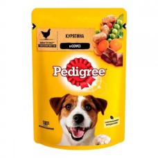 Pedigree Сhicken in sauce пауч для собак з куркою в соусі 24*100 г