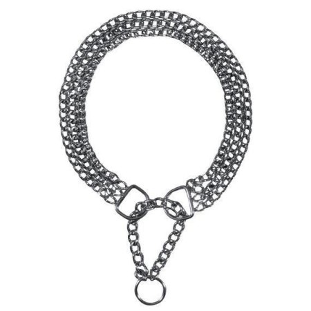 Нашийник Trixie Semi-Choke Chain для собак трирядний хромований, 45 см (2265)