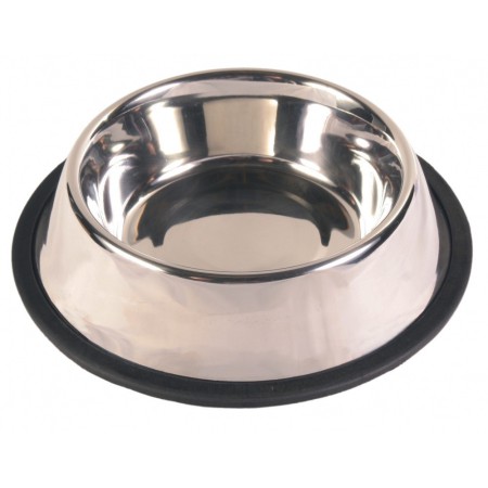 Миска Trixie Stainless Steel Bowl для собак, нержавіюча сталь, 1.8 л (24854)