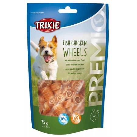 Ласощі Trixie Premio Fish Chicken Wheels для собак з куркою та рибою, 75 г