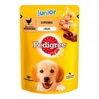 Pedigree junior Сhicken in jelly пауч для собак з куркою в желе 24*100 г