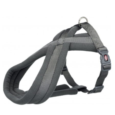 Шлея Trixie Premium Touring Harness для собак нейлоновая, 35-50 см графитовый