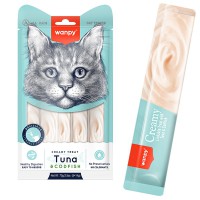 Wanpy Creamy Treat Tuna & Codfish Кремовое лакомство с тунцем и треской для кошек 5 шт х 14 г