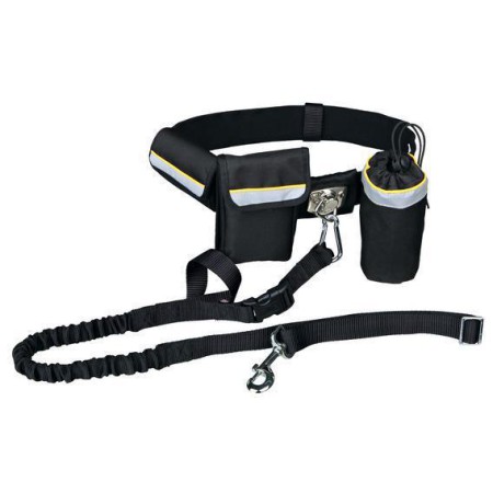 Повідець Trixie Waist Belt with Leash для собак з поясом, нейлон, 1-1,35 м (1275)