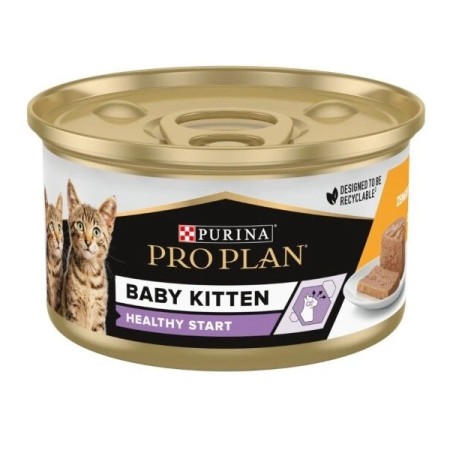 Purina Pro Plan Baby Kitten 85 г вологий корм ніжний мус з куркою для кошенят