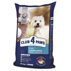 Клуб 4 Лапы Premium Small Breeds Lamb 14 кг сухой корм для собак с ягненком