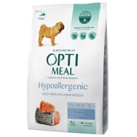 Optimeal Hypoallergenic Medium Large 4 кг сухой корм для собак средних и крупных пород с лососем