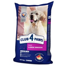 Клуб 4 Лапы Premium Large 14 кг сухой корм для собак крупных пород с курицей