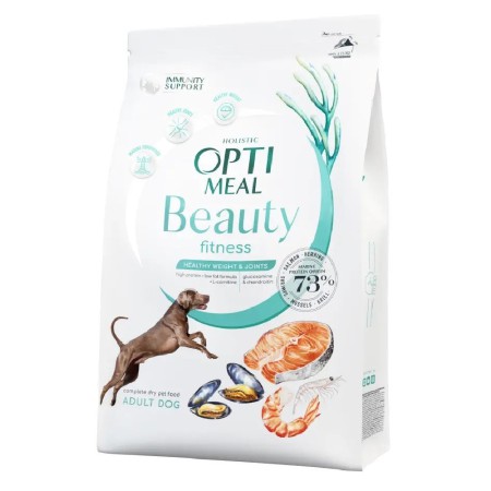 Optimeal Dog Beauty Fitness 4 кг сухий корм для собак підтримки здоров'я суглобів