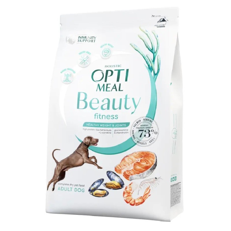 Optimeal Dog Beauty Fitness 1.5 кг сухой корм для собак поддержания здоровья суставов