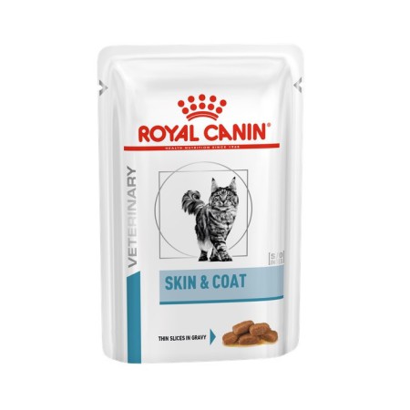 Royal Canin Skin Coat Feline Pouches 12х85 г вологий корм для котів для підтримки вовни та шкіри