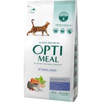 Optimeal Cat Adult Sterilised 700 г сухий корм для стерилізованих кішок з лососем