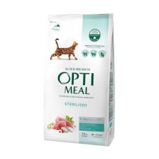 Optimeal Sterilised Turkey для стерилізованих кішок з індичкою 1.5 кг