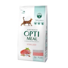 Optimeal Sterilised Beef Sorghum для стерилізованих кішок з яловичиною 1.5 кг