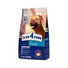 Клуб 4 Лапы Premium Lamb 2 кг сухой корм с ягненком для собак