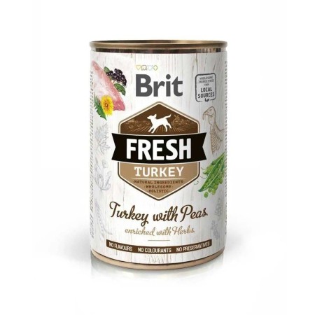 Brit Fresh Turkey Peas 400 г з індичкою та горошком 