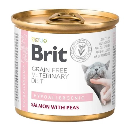 Brit Veterinary Diet Hypoallergenic Cat Cans 200 г вологий корм для кішок з харчовою алергією