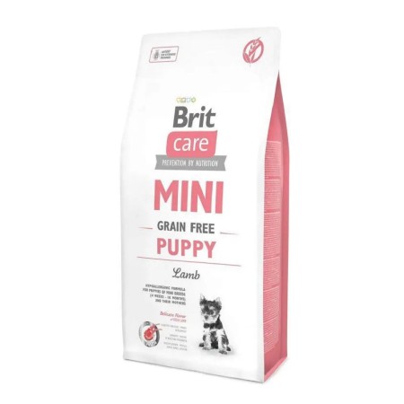 Brit Care Mini GF Puppy Lamb 2 кг сухий беззерновий корм для цуценят мініатюрних порід з ягням